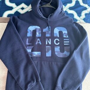 Lance Stewart Navy Blue Men's Hoodie